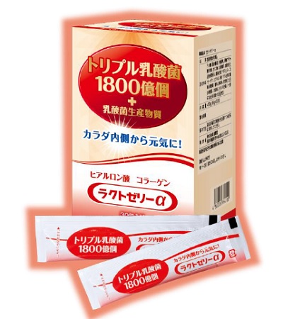 ラクトゼリー α 15ｇ×30包 6個書き割り 乳酸菌 ヒアルロン酸 コラーゲン ジェリー手合い