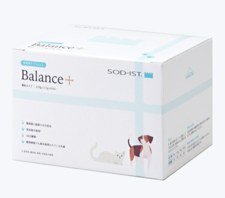 バランスプラス 60包入 動物用サプリメント 丹羽メディカル研究所 SOD-IST｜ナチュラルノート