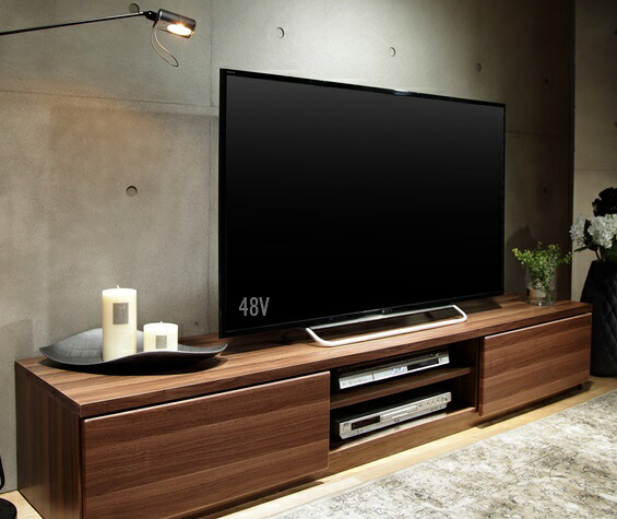 うしろ側納めるテレビ受像機台 〔中心柱〕 幅180糎 テレビ受像機台 置き目ゲーム盤 精神的な統合ｔｖ台 北欧 180 白 今めかしい 抽き出し 水道栓 ルータ納める ウォール中毒者 白いこと 黒いことm0600076