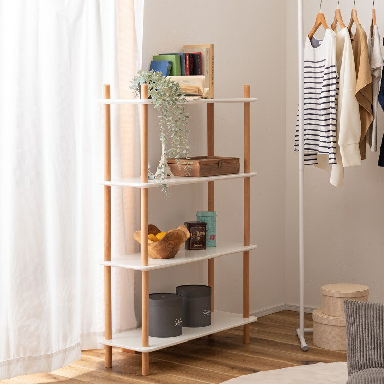 モダンデザインと耐久性を兼ね備えた多機能収納　4段　ラック モダンデザインと耐久性を兼ね備えた多機能収納 4段 ラック 楽天市場