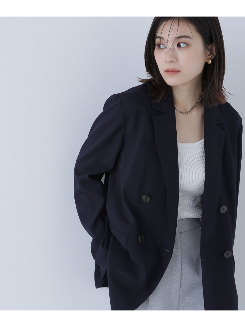 ナチュラルビューティーベーシック　ジャケット　ダブル 楽天市場】【SALE／50%OFF】ショートジャケット NATURAL BEAUTY BASIC