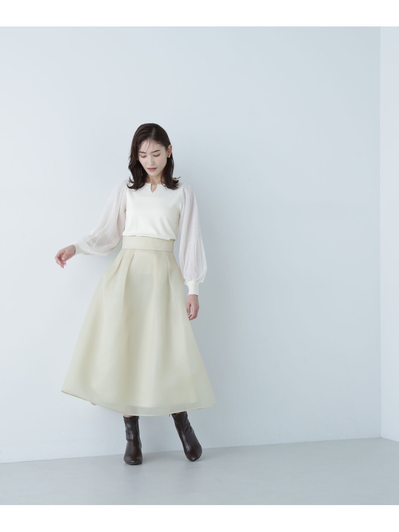 楽天市場】パールドットスカート NATURAL BEAUTY BASIC