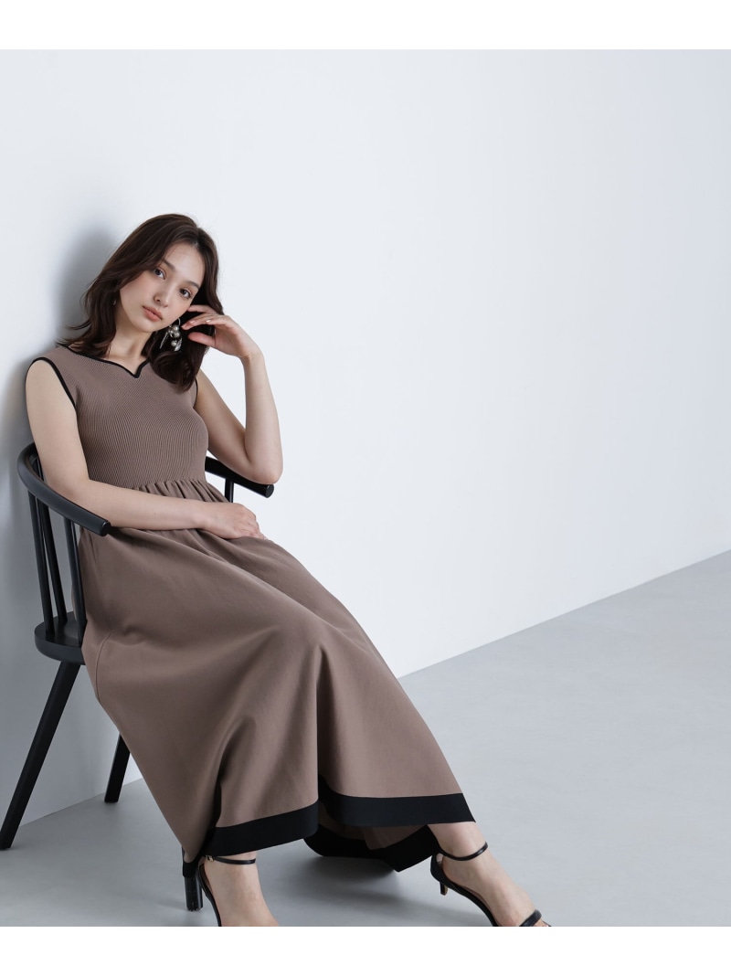 楽天市場】ラッフルシアーニットワンピース NATURAL BEAUTY
