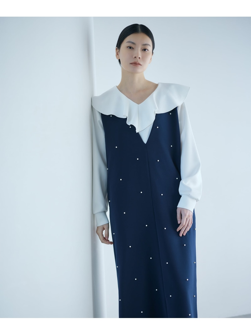 【SALE／50%OFF】＜NAVY NAVY＞着る宝飾品.パール付き添い人ジャンスカ NATURAL BEAUTY ベーシック ナチュラルビューティベーシック 衣装・御召しもの 余分の物の衣装・御召しもの 米国海軍【RBA_E】【貨物輸送無料】[ Fashion]