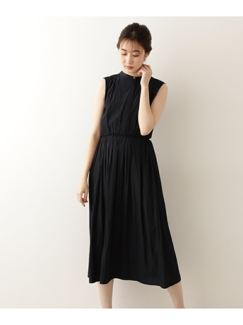 楽天市場 Sale 30 Off 洗える 割繊デシンギャザーワンピース Natural Beauty Basic ナチュラルビューティベーシック ワンピース ワンピースその他 ネイビー グレー カーキ Rba E 送料無料 Rakuten Fashion Natural Beauty Basic