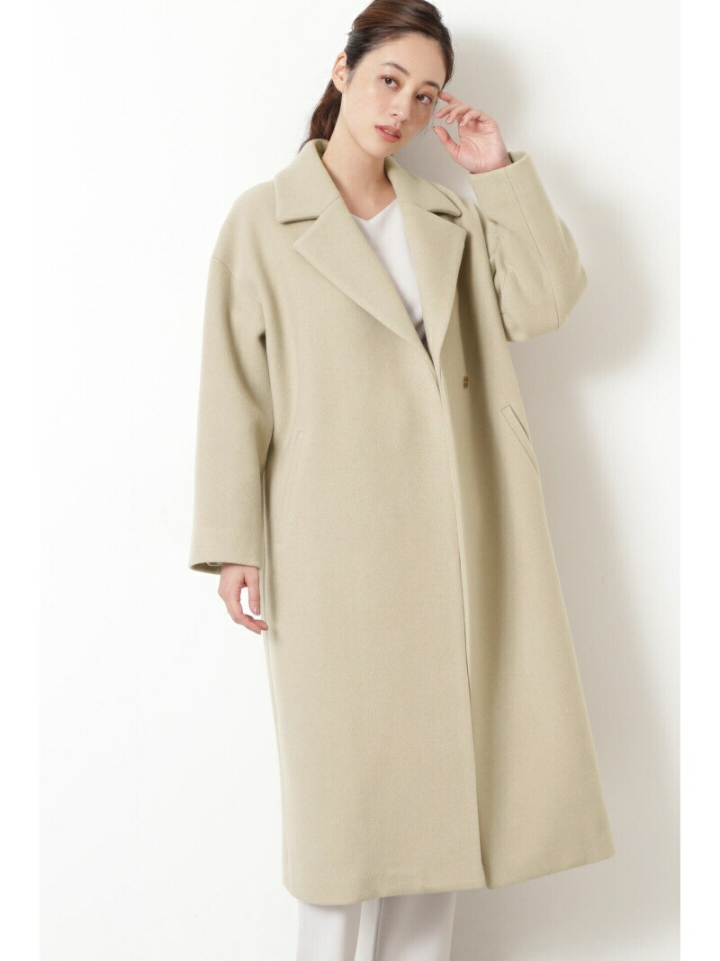 楽天市場 Sale 50 Off Very 1月号掲載 メルトンモッサオーバーチェスターコー Natural Beauty Basic ナチュラルビューティベーシック コート ジャケット ロングコート ベージュ グレー ピンク グリーン Rba E 送料無料 Rakuten Fashion Natural Beauty Basic
