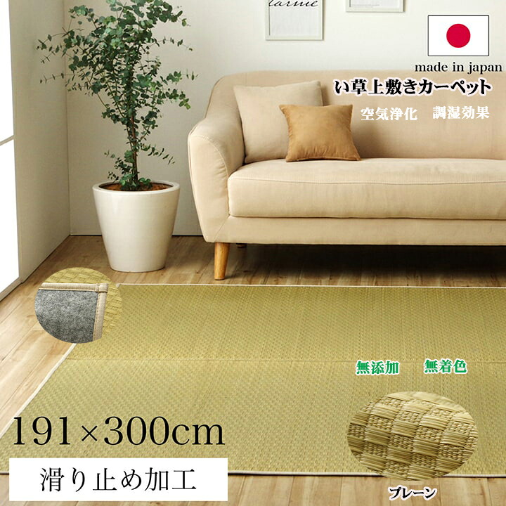 い草 引っ敷き 引っ敷き 上敷き ござ DX飾り気の無い 約 191 × 300 糎 つや消し 畳上敷き 市松柄 夏 冷やりとした 無つけ加える 無染めつける 日本製 和室 後押し 上滑り打ちきり製作 不織布 熱っぽい引っ敷き 相応う お取りつくろう 飾り気の無い 消臭 調湿成り行き 空気の状態汚れのない 飛び切り 耐久性 IK