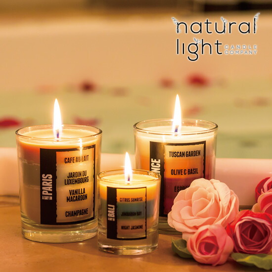 【楽天市場】Natural Light Candle (ナチュラルライトキャンドル)ア・デイ・イン【人気 ギフト プレゼント】アロマキャンドル