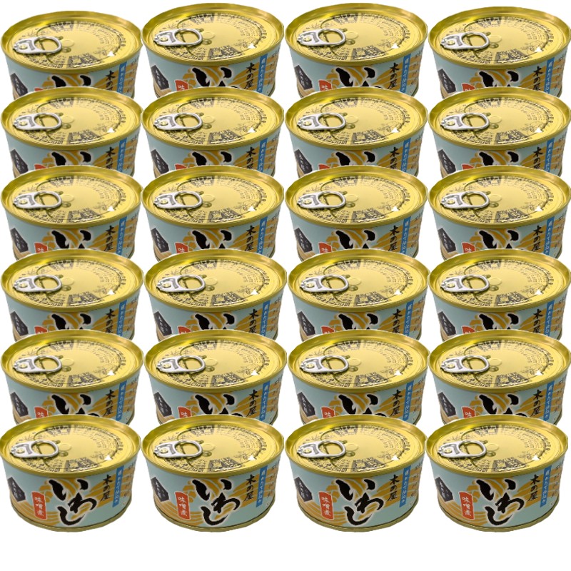 【送料無料】国産 三陸沖 いわし 味噌煮 缶詰 24缶セット 木の屋 石巻水産 希少 おいしい 安心 安全 ケース販売 非常食 保存食 ストック おかず お酒のお供 海鮮 簡単調理 肴