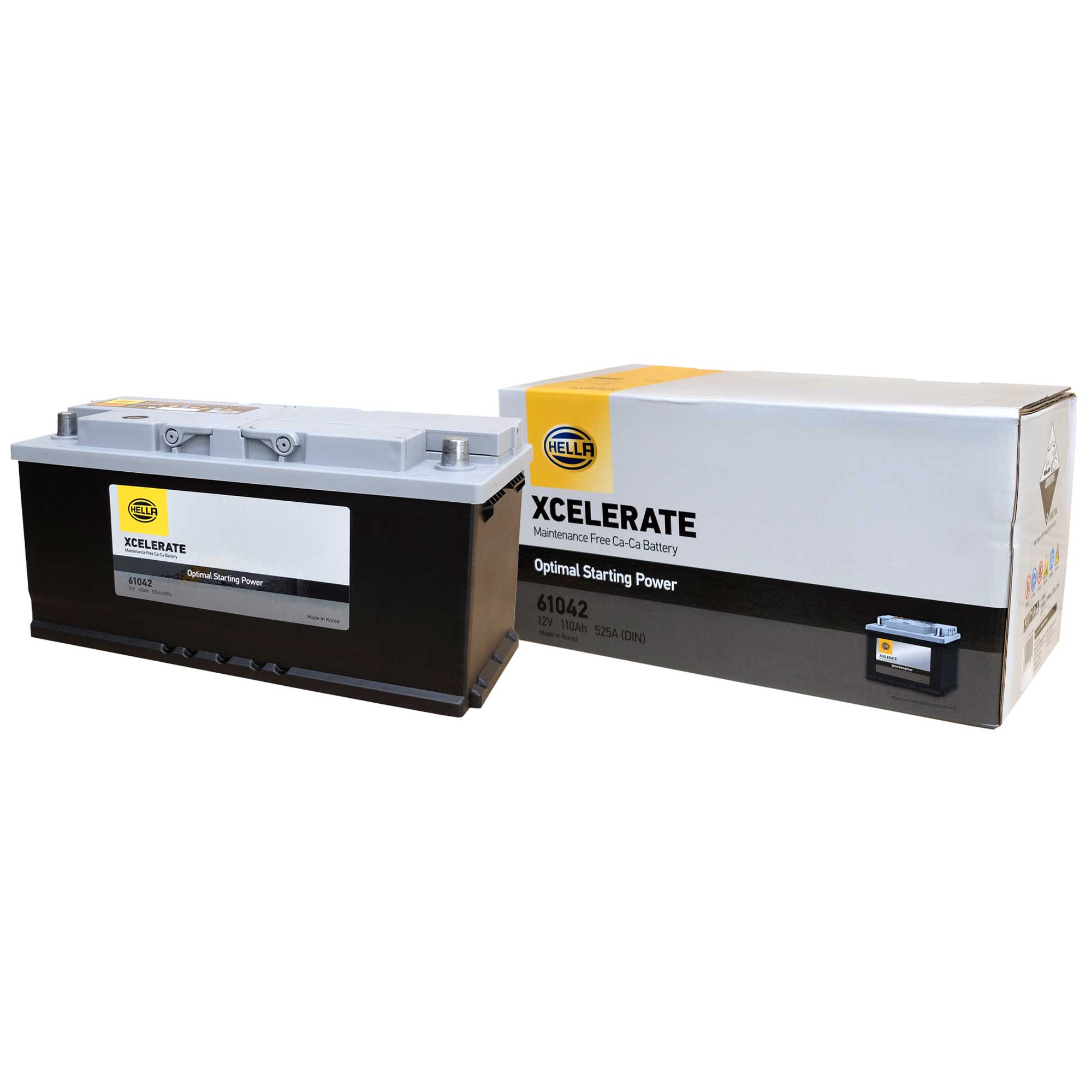 欧州車/船 12V バッテリー 61042 HELLA XCELERATE G&Yu［正規品／セール中］
