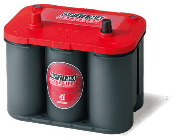 スターター バッテリー　OPTIMA オプティマ Red top レッドトップ 12V 50Ah20h率 CCA:815A / S-4.2L (RT120D26R) 端子：R太［正規品／セール中］