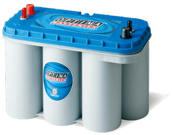 ディープサイクル バッテリー　OPTIMA オプティマ Blue top ブルートップ 12V 75Ah20h率 CCA:975A / DC-5.5L (8052-188) 端子：太ポールサイド［正規品／セール中］ 41,796円