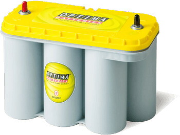 ディープサイクル バッテリー　OPTIMA オプティマ Yellow top イエロートップ 12V 75Ah20h率 CCA:975A / S-5.5L (8051-187) 端子：オリジナル太［正規品／セール中］ 41,066円