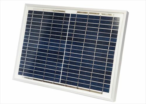 多結晶 ソーラーパネル 10W - 12V / y-solar［正規品／日本語の説明書付き／無料保証２年(電池を除く)］