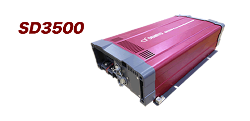 正弦波インバータ(並列機能搭載) DC24V-＞AC100V 3500W / SD3500-124［正規品／日本語の説明書付き／無料保証２年(電池を除く)］
