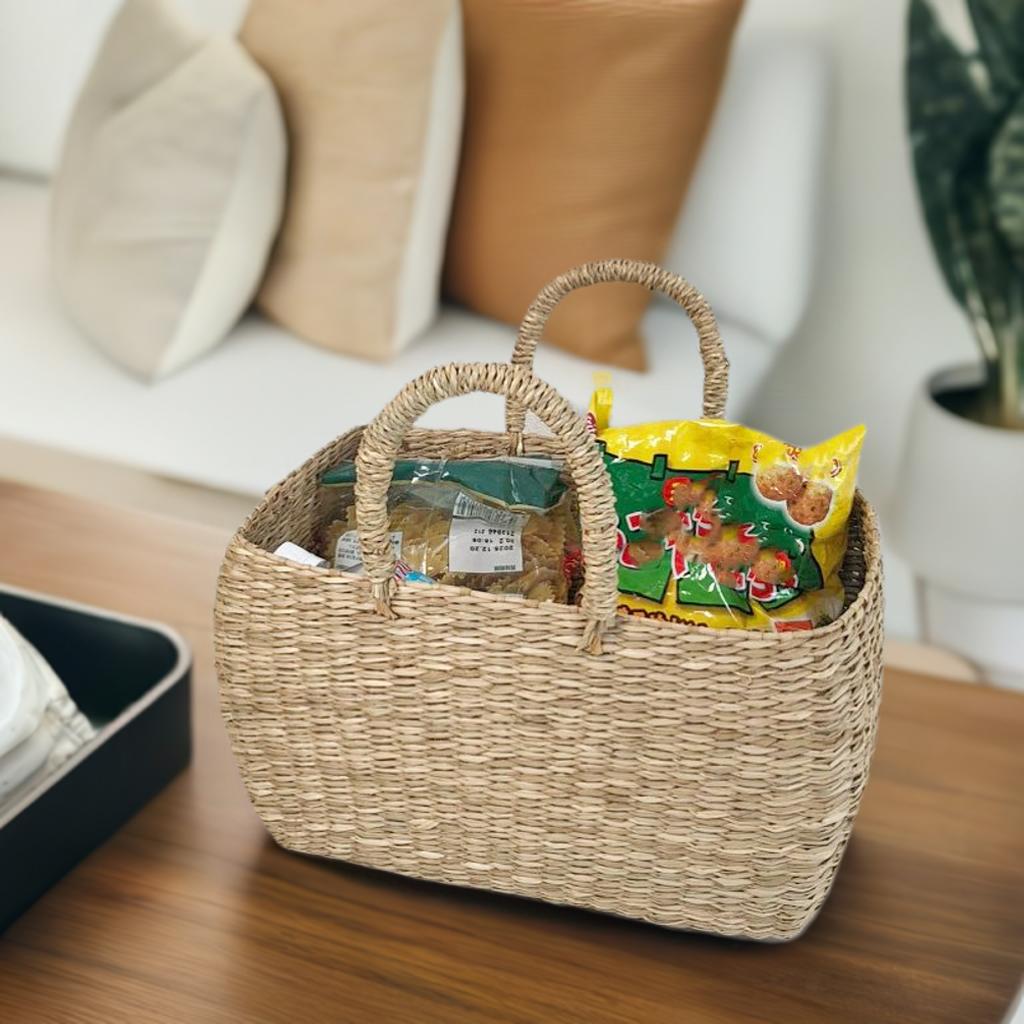 楽天市場】＼3/1は当店5%OFF+P5倍／ カゴバスケット シーグラス