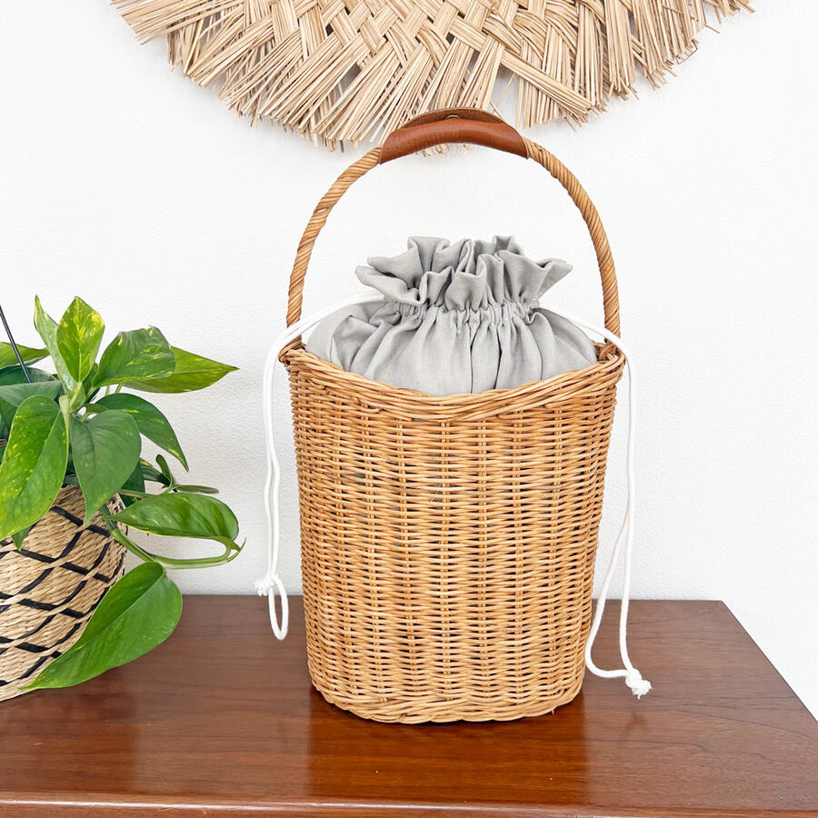 楽天市場】かごバッグ あけびの蔓 ハンドバッグ : ガラタバザール