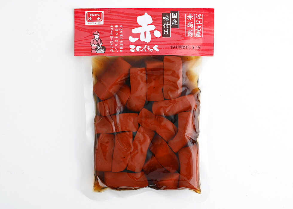老舗の味 「味付け赤こんにゃく 」180gｘ20個