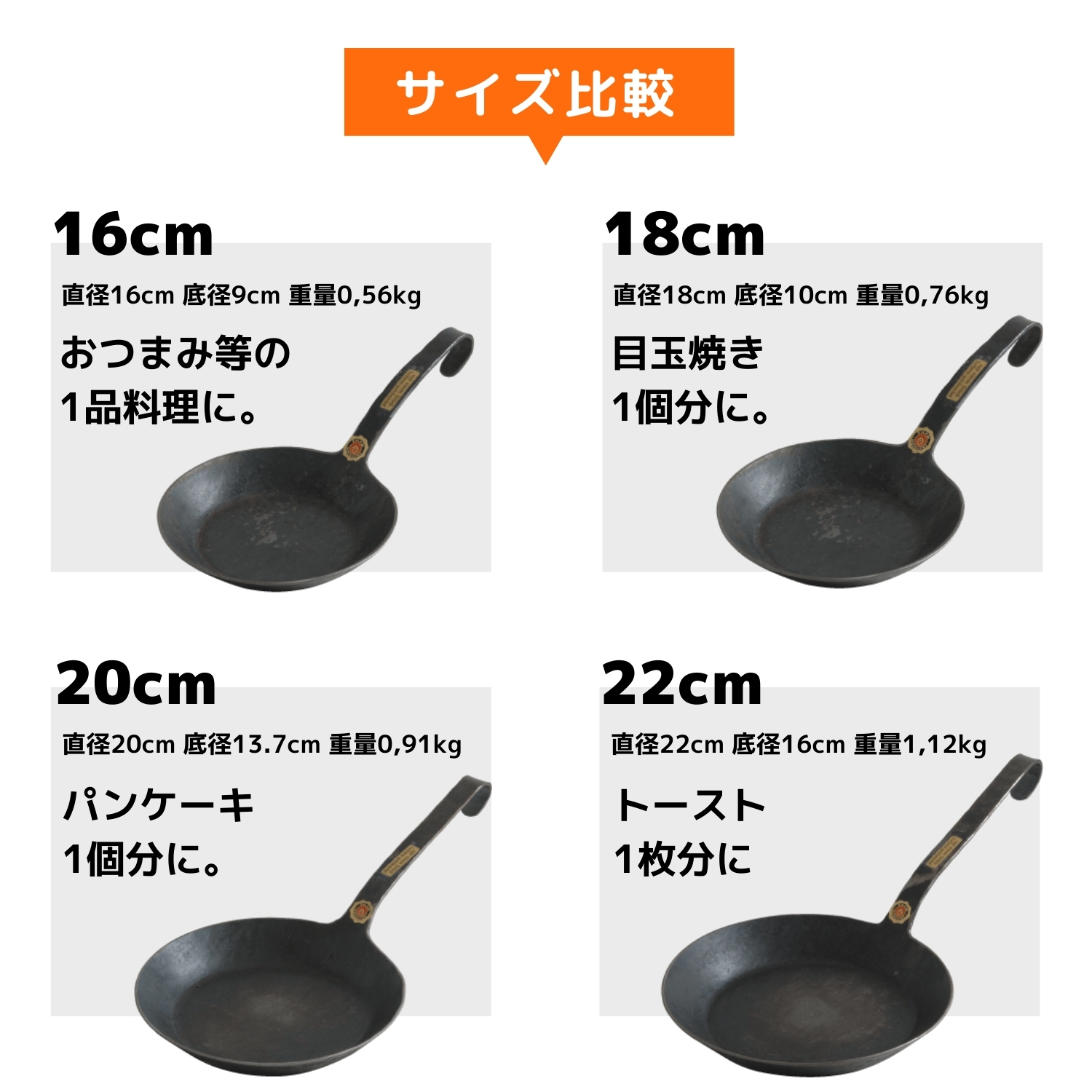 激安本物 16cm ハンバーグに ステーキ シーズニング クラシックフライパン 鉄製 クッカー 巣ごもり料理 スキレット キャンプ 2 3人での使用 焼き料理に Ih対応 26cm サイズ フライパン Turk から 並行輸入品 30cmまであり フライパン Williamsav Com