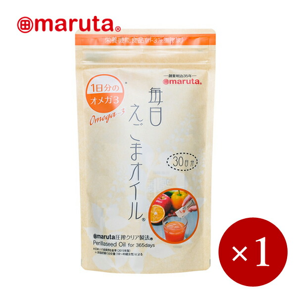 市場 太田油脂 ×1ケ 90g 毎日えごまオイル 3g×30袋入 メール便規格2ケまで