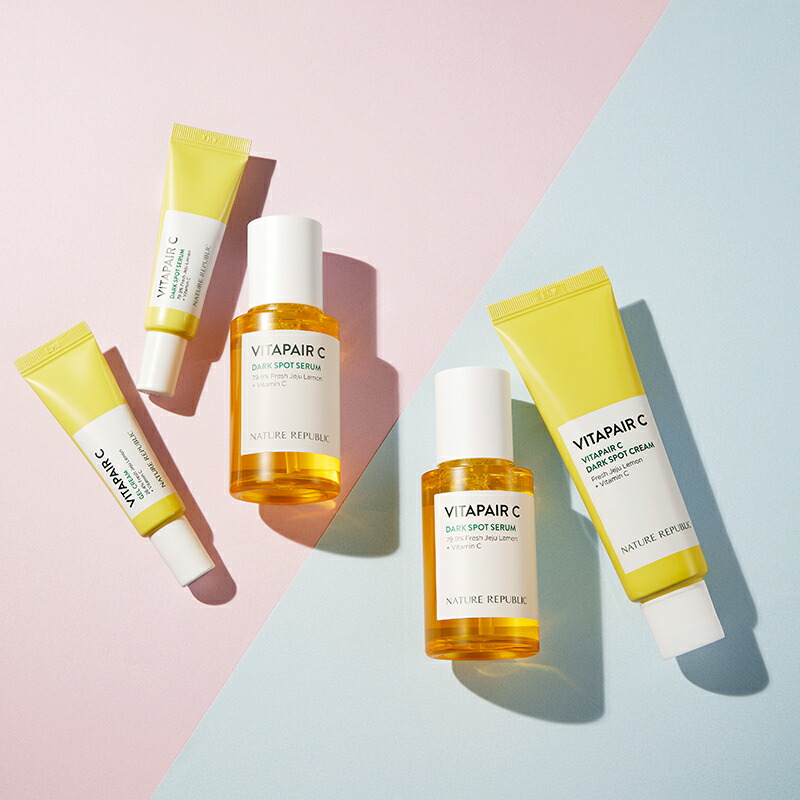 NATURE REPUBLIC 公式] ビタペアC シミケアセラムスペシャル企画セット「本品45ML 贈呈10ML*2」 OR 「本品45ML  クリーム50ML」 OR「本品45ML トナー30ML セラム10ML」選択１ スキンケア トーンアップ 美容・コスメ・香水 