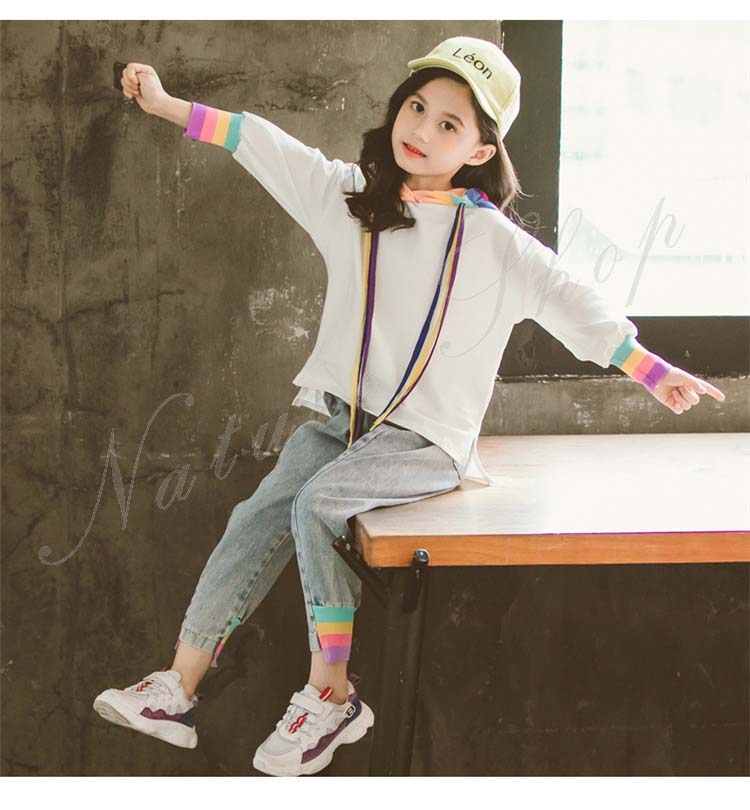 新品登場 ジャージ 上下 キッズ 女の子 セットアップ 子ども服 2点セット 長袖 スポーツウェア 帽子付け ガールズジャージ 春秋 ジュニア  パーカー スウェット 子ども ロングパンツ ダンス 普段着 アウトドア カジュアル おしゃれ 韓国風 中学生 運動着 ie-monogatari.jp