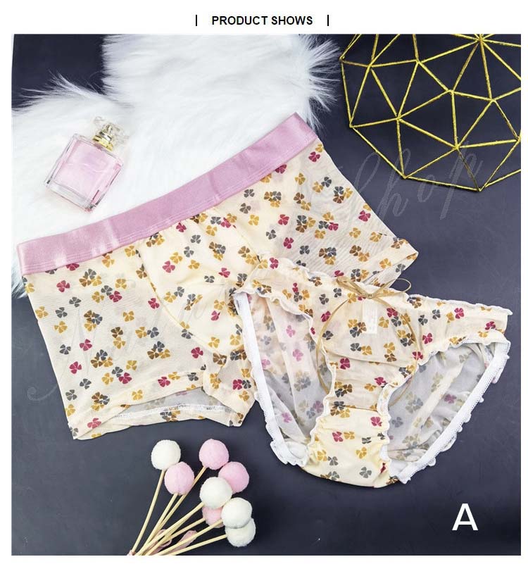 パンツ レディース 果物柄 下着 花柄 セット 総柄 かわいい メンズ レーヨン ビスコース 可愛い 男性 おしゃれ