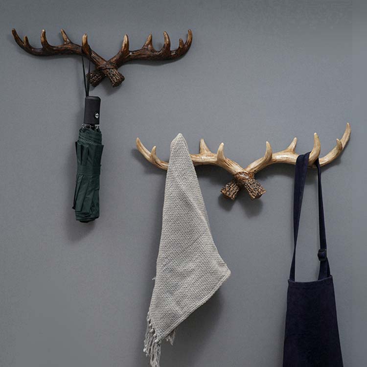 鹿の角　けやき台付き 鹿の角 けやき台付き