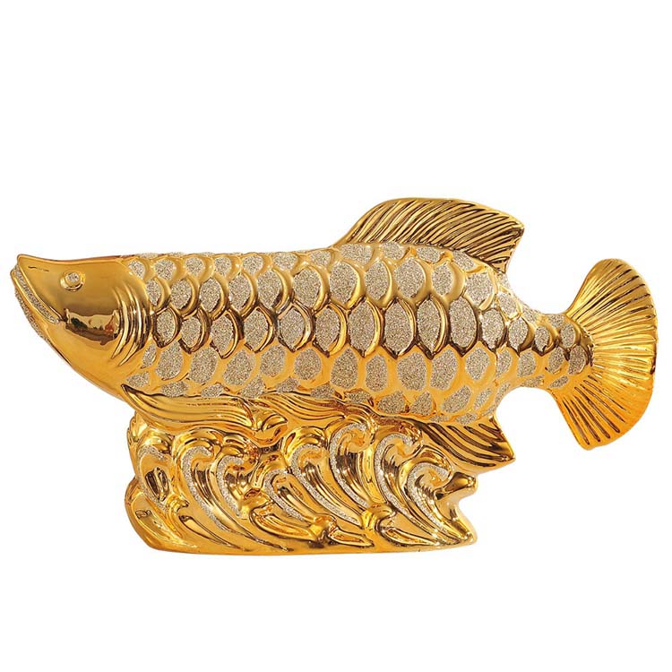楽天市場】アロワナ 置物|魚の置物|風水アイテム 風水開運グッズ
