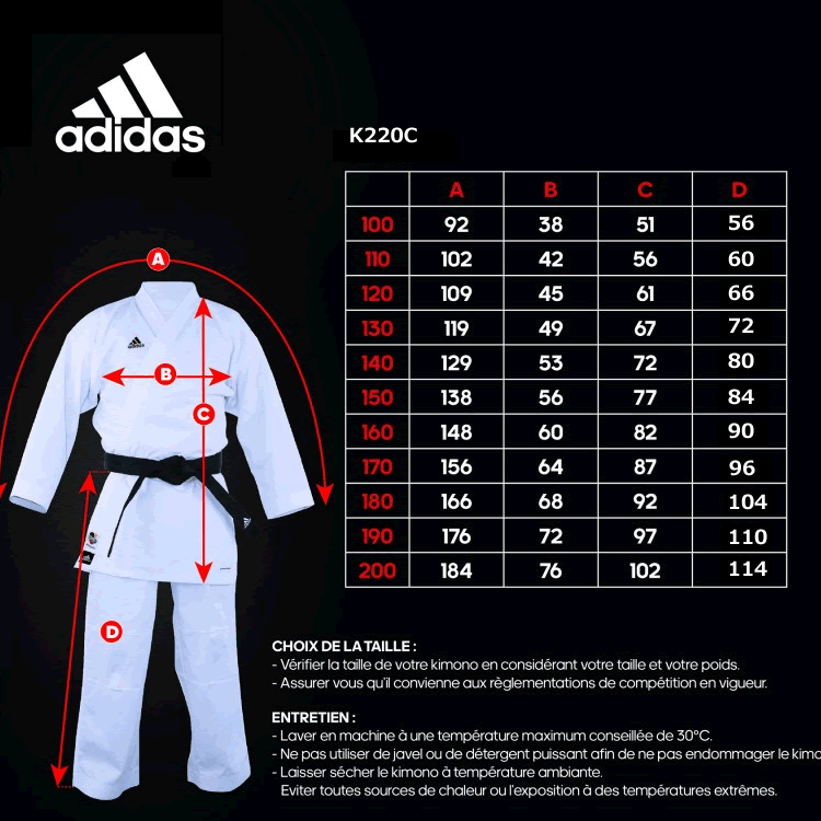 安心の関税送料込み adidas アディダス 空手着 サイズ 5号 - 通販