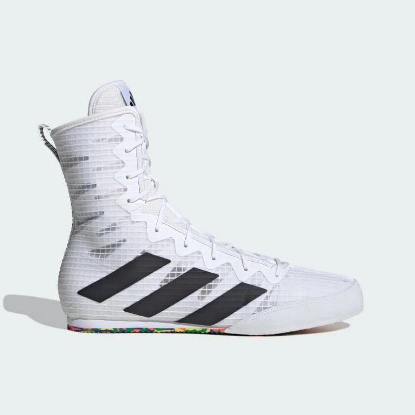 adidas ボクシングシューズ ホワイト/レッド kasukawa_hp9613
