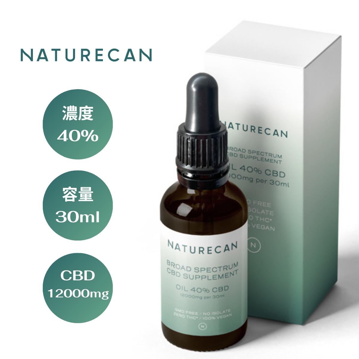 楽天市場】【30%OFF】40% CBD オイル 30ml Naturecan ネイチャーカン