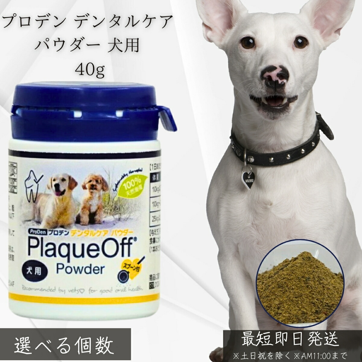 プロデン デンタルケアパウダー 犬用 40g │ VOHC公証 獣御医者さんとき勧める 歯石 歯垢 口臭世話をする 生まれながら海草 無足し加える グレインフリー デンタルパウダー サプリ 歯みがき入れ代わり デンタルサプリ  【差し上げ物相応う】 【ソーシャルギフト相応う】 差し上げ物