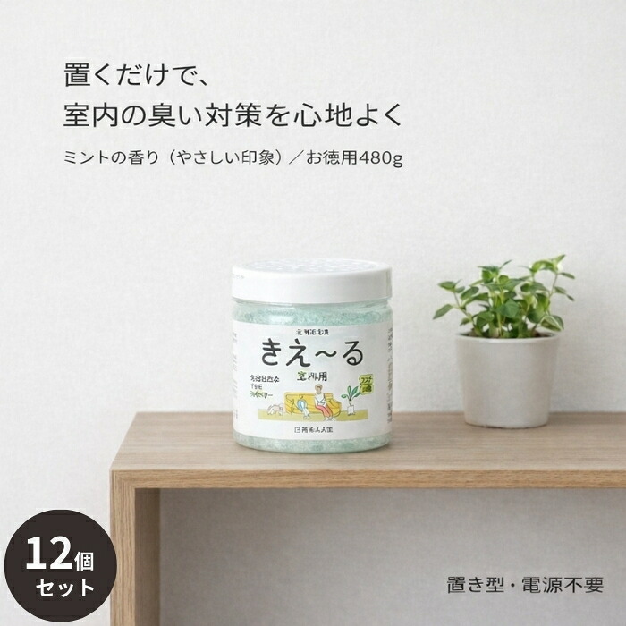 周囲の状況ダイゼン きえ～る 室内用ゼラチン印字機 お徳用 ペパーミント 480g ×12個仕掛ける │ 置き型 消臭 バイオ 乳酸菌 室内消臭剤 無ワット数 大静電容量 【差し上げ物相応う】 【ソーシャルギフト相応う】 差し上げ物