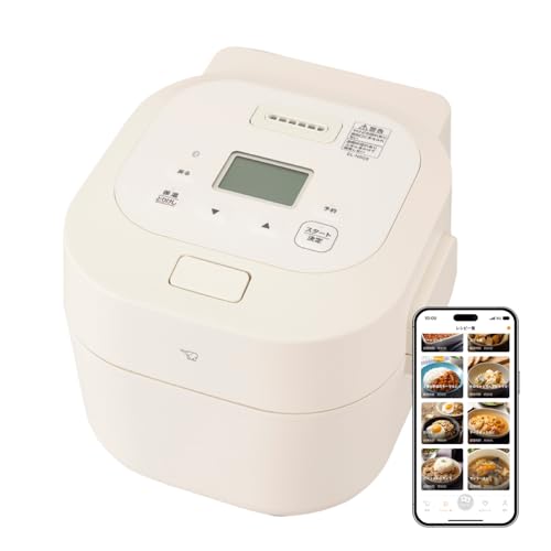 象印マホービン 自動調理なべ 2.3L 最大6人分 IoT対応 直火OK ホーローなべ 炊飯可能 バック調理 予約・保温対応 クリーム EL-N｜NATURE STOCK