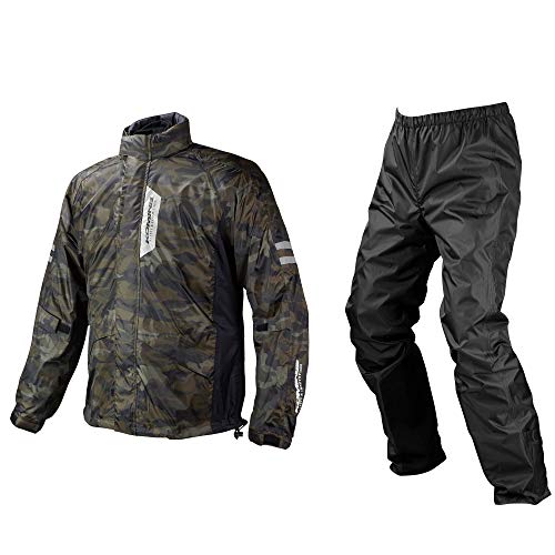 [KOMINE] バイク用 レインウエア ブレスターレインウェアフィアート RK-539 755 雨具 カッパ 防水 03-539 メンズ KO｜NATURE STOCK