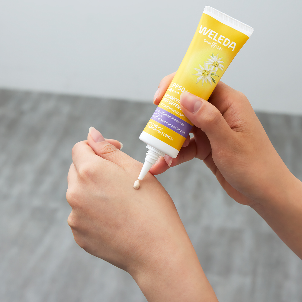 【公式】ヴェレダ エーデルワイス UVバリアクリーム 30mL | WELEDA オーガニック ノンケミカル 紫外線 日焼け止め トーンアップUV下地