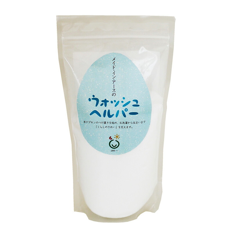 楽天市場 メイドインアース ウォッシュヘルパー 400g 布ナプキン 洗剤 つけ置き 日本製 アルカリ 粉末 炭酸ナトリウム 重曹 セスキ 炭酸ソーダ Natu Robe