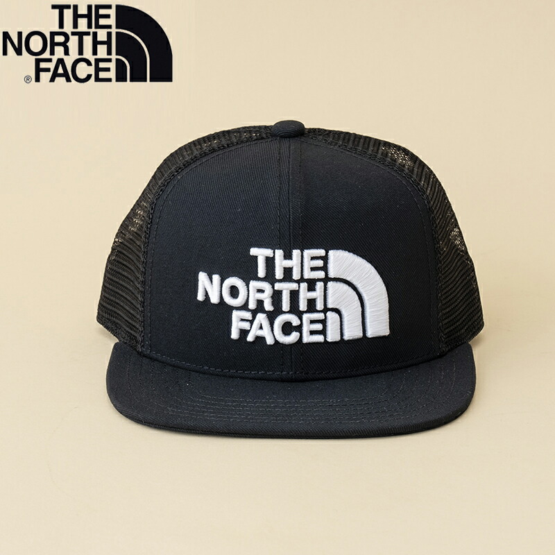 THE NORTH FACE ザ 新品 送料無料 【驚きの値段で】 ノースフェイス 22春夏 Kid's TRUCKER MESH キャプ メッシュ KM NNJ01912 ブラック CAP K トラッカー キッズ