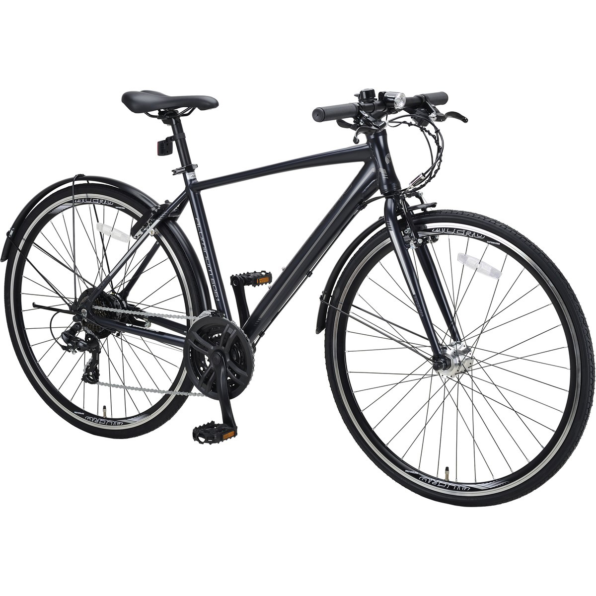 クロスバイク ボレアス BOREAS 黒 7段変速 アルミ
