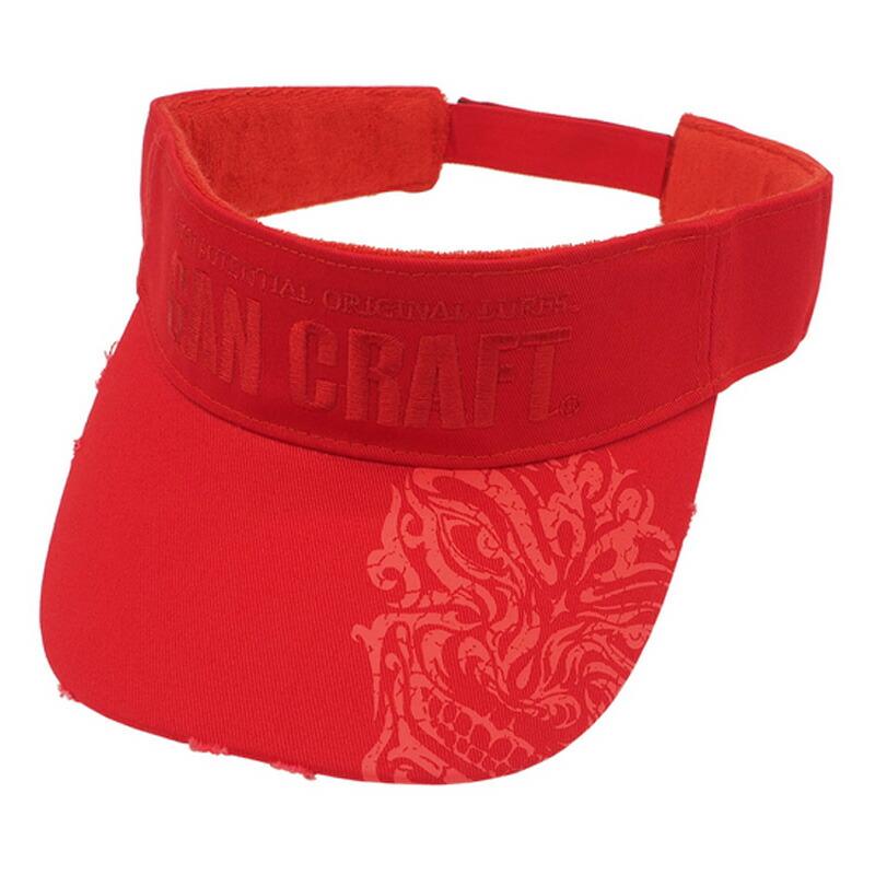 ガンクラフト　オリジナルフロッキープリントサンバイザー送料込み ORIGINAL FLOCKY PRINT DAMAGE VISOR