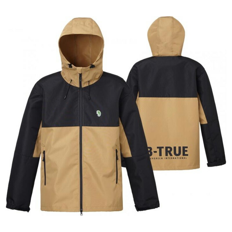 エバーグリーン(EVERGREEN) B-TRUE シェルパーカー XL コヨーテブラウン ブラック