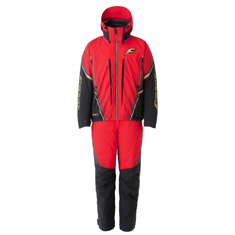 シマノ(SHIMANO) RB-111U NEXUS・GORE-TEX ウォームレインスーツ LIMITED PRO L Bレッド 52999
