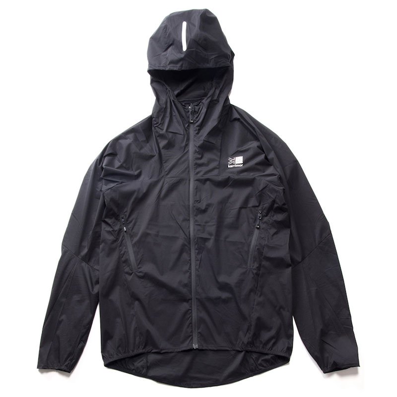 karrimor(カリマー) Men's wind shell hoodie(ウィンド シェル フーディ)メンズ M 9000(Black)  101203｜ナチュラム アパレル専門店