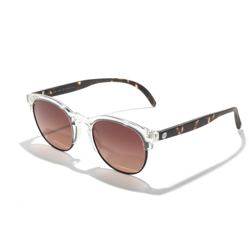 SUNSKI サンスキー AVILAS TORTOISE SUNAV-CTE SIZE ONE 99 CLEAR TERRA COLOR FADE