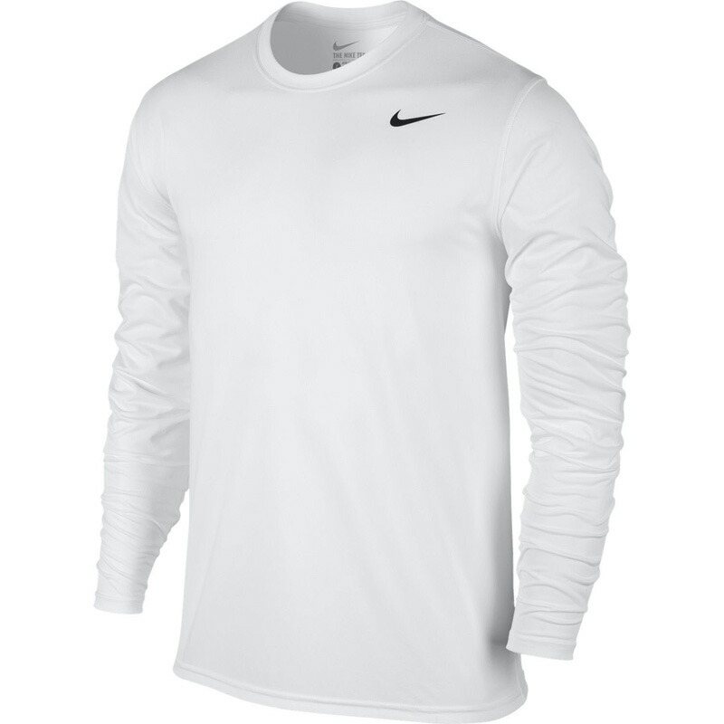 NIKE ナイキ Dri-FIT メンズ ロングスリーブ トレーニング Tシャツ M 100 ホワイト×ブラック×ブラック  NJP-718838-100 【30％OFF】