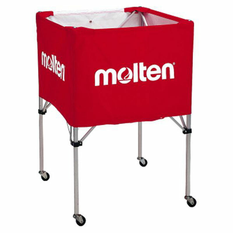 円 以上節約 モルテン Molten 折りたたみ式ボールカゴ 大 背高 赤 Bk30vr