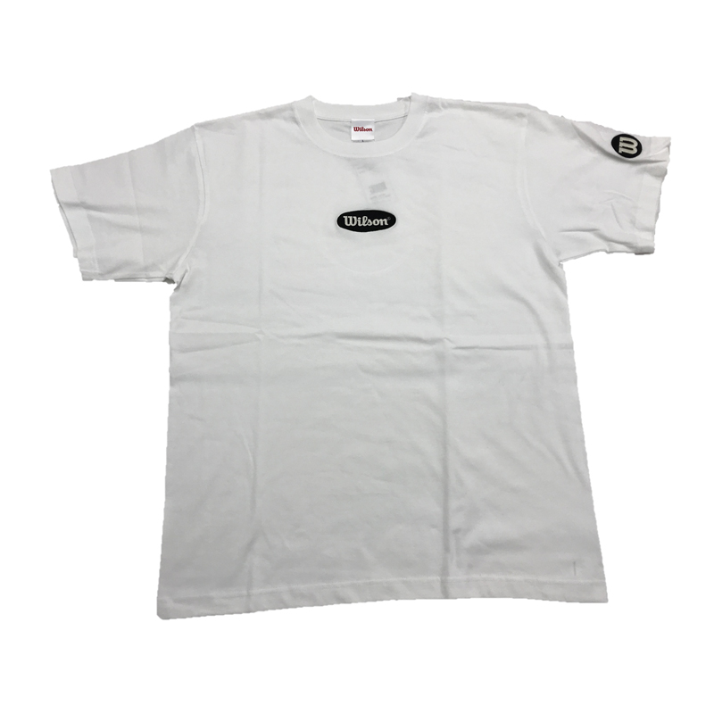 最大87%OFFクーポン Wilson ウィルソン SHORT SLEEVE TEE M ホワイト×ブラック WB6029412 cmdb.md