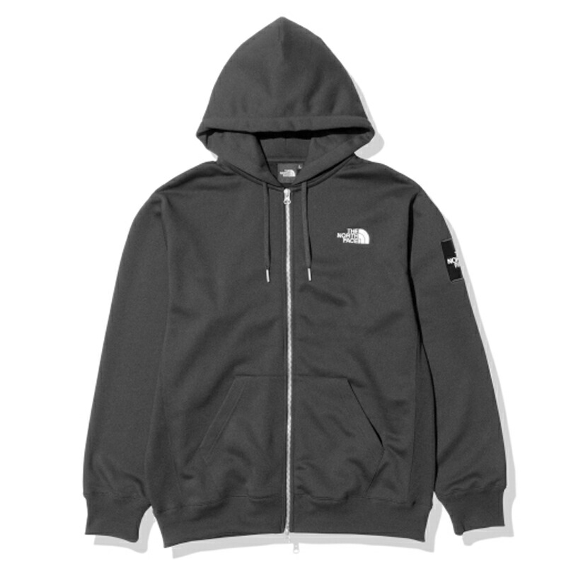 0円 最大70%OFFクーポン THE NORTH FACE ザ ノース フェイス スクエア ロゴ フルジップ M ブラック K NT62232