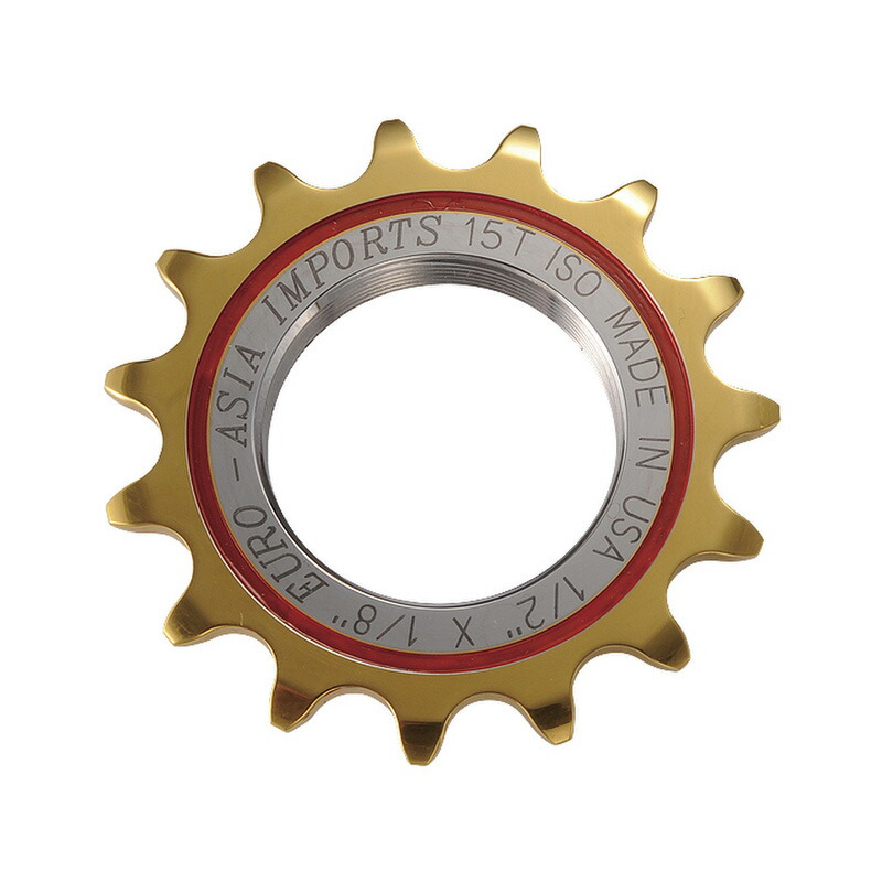 Euro-Asia Imports(ユーロアジアインポート) Gold Medal Pro ゴールド仕上固定ギア 14T Gold